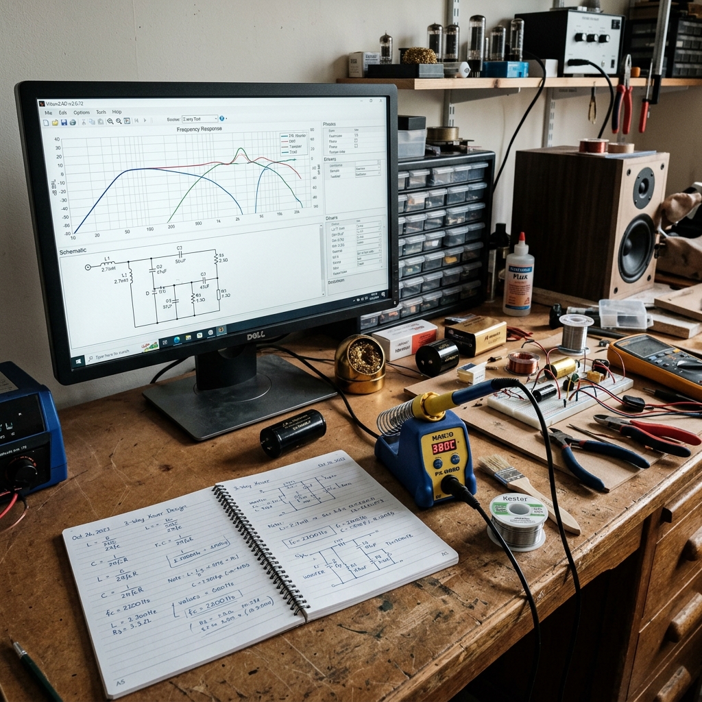 VituixCAD és hangváltó méretezése DIY audio műhelyben